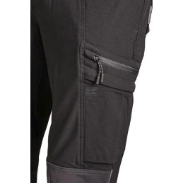 Spodnie robocze czarne 4 Way Stretch Kramp roz. XS