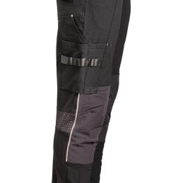 Spodnie robocze czarne 4 Way Stretch Kramp roz. S